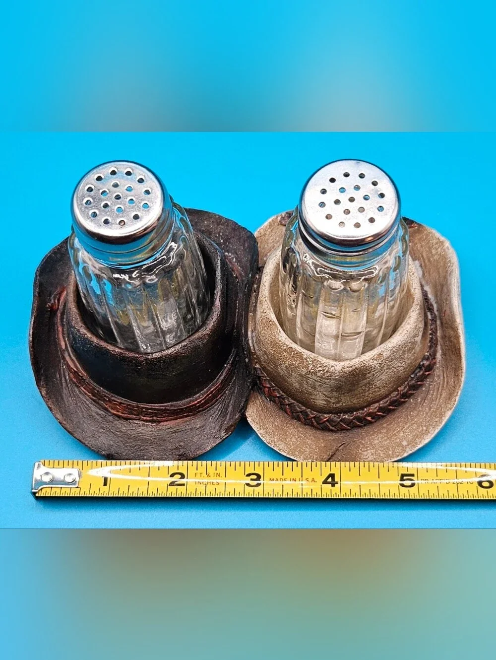 Cowboy Hat Salt & Pepper Shaker Set